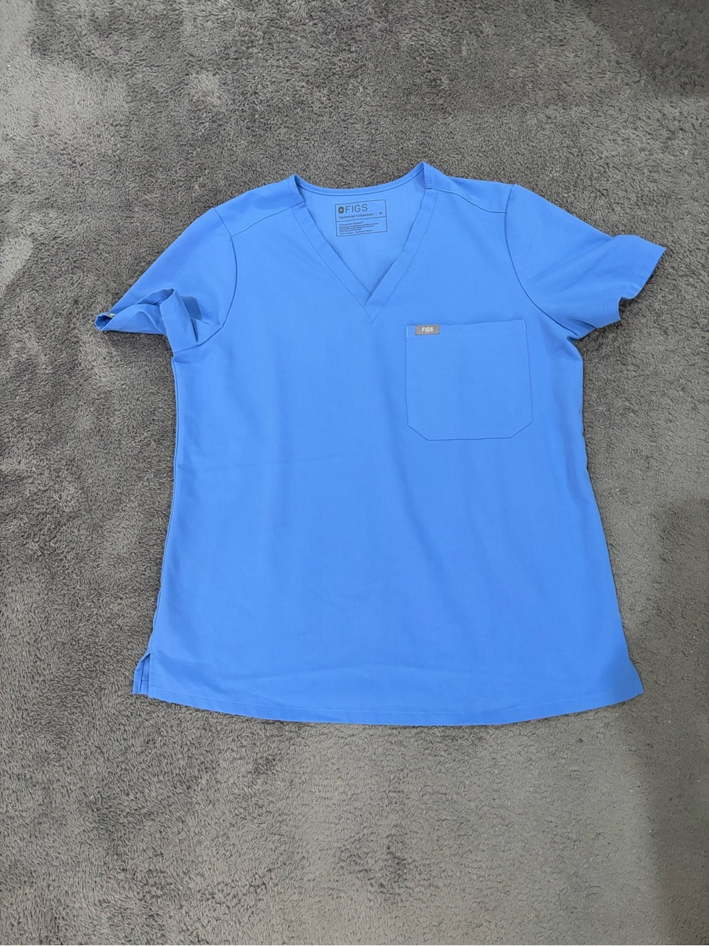 Medium FIGS Ceil Blue Scrub Top